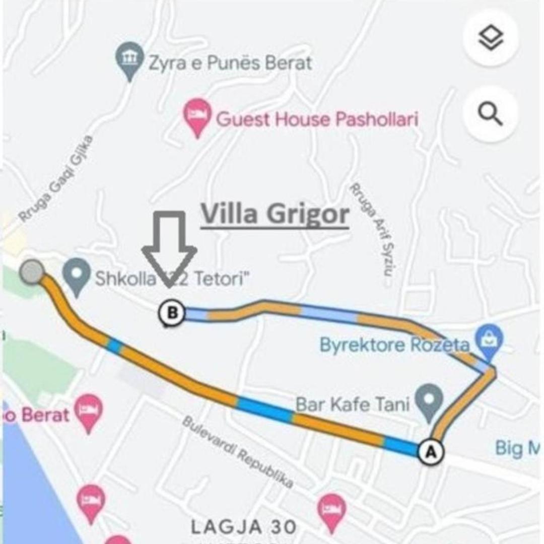 Villa Grigor Berat Exteriér fotografie